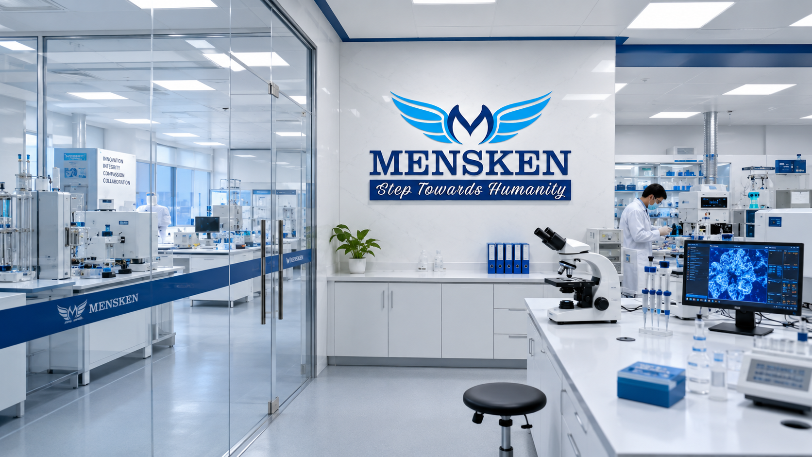 Mensken Pharma laboratory — research and quality facility
