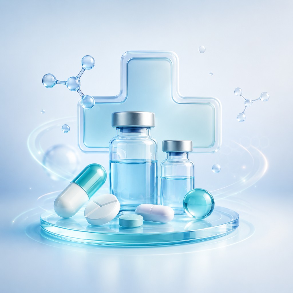 Pharmaceutical innovation — medical vials, capsules and research